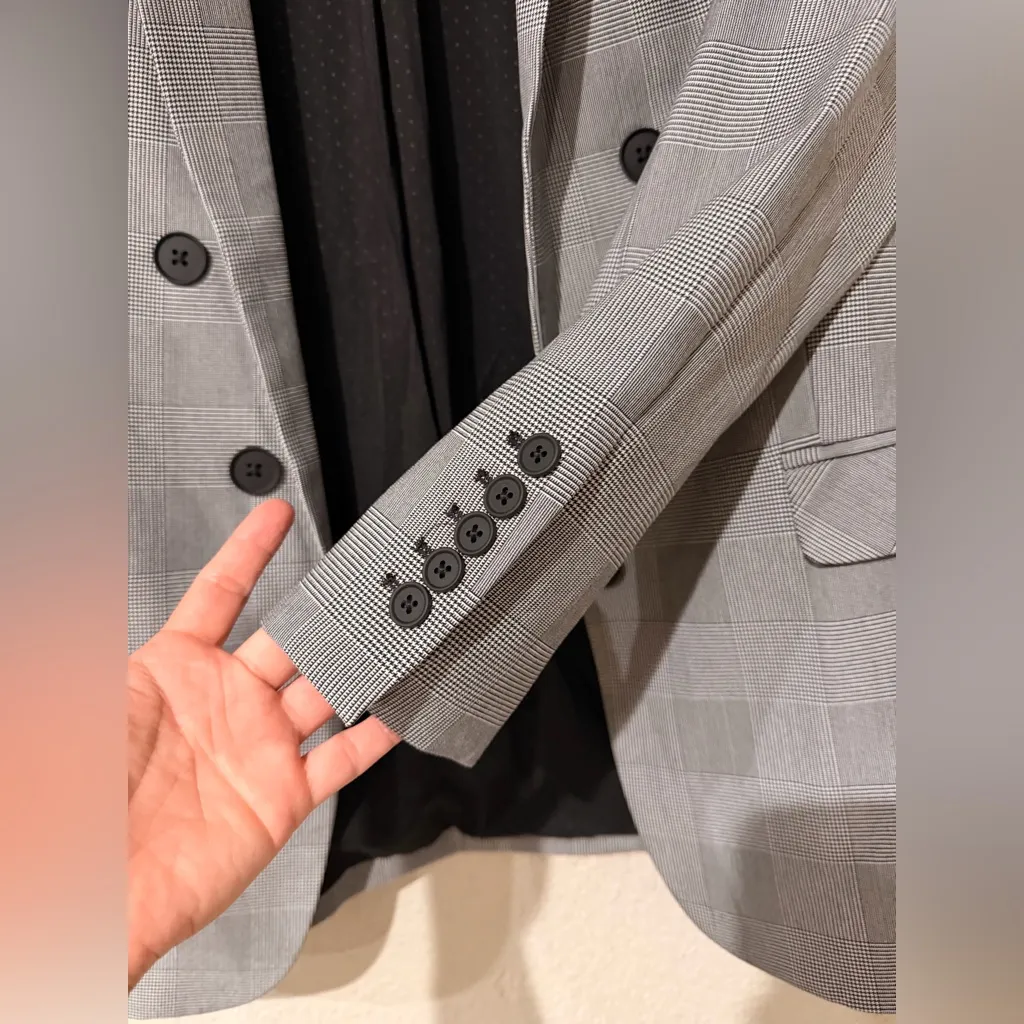 Express Too Cool For Work Plaid Blazer. Size Small, for many outfits ideas new - Image 5