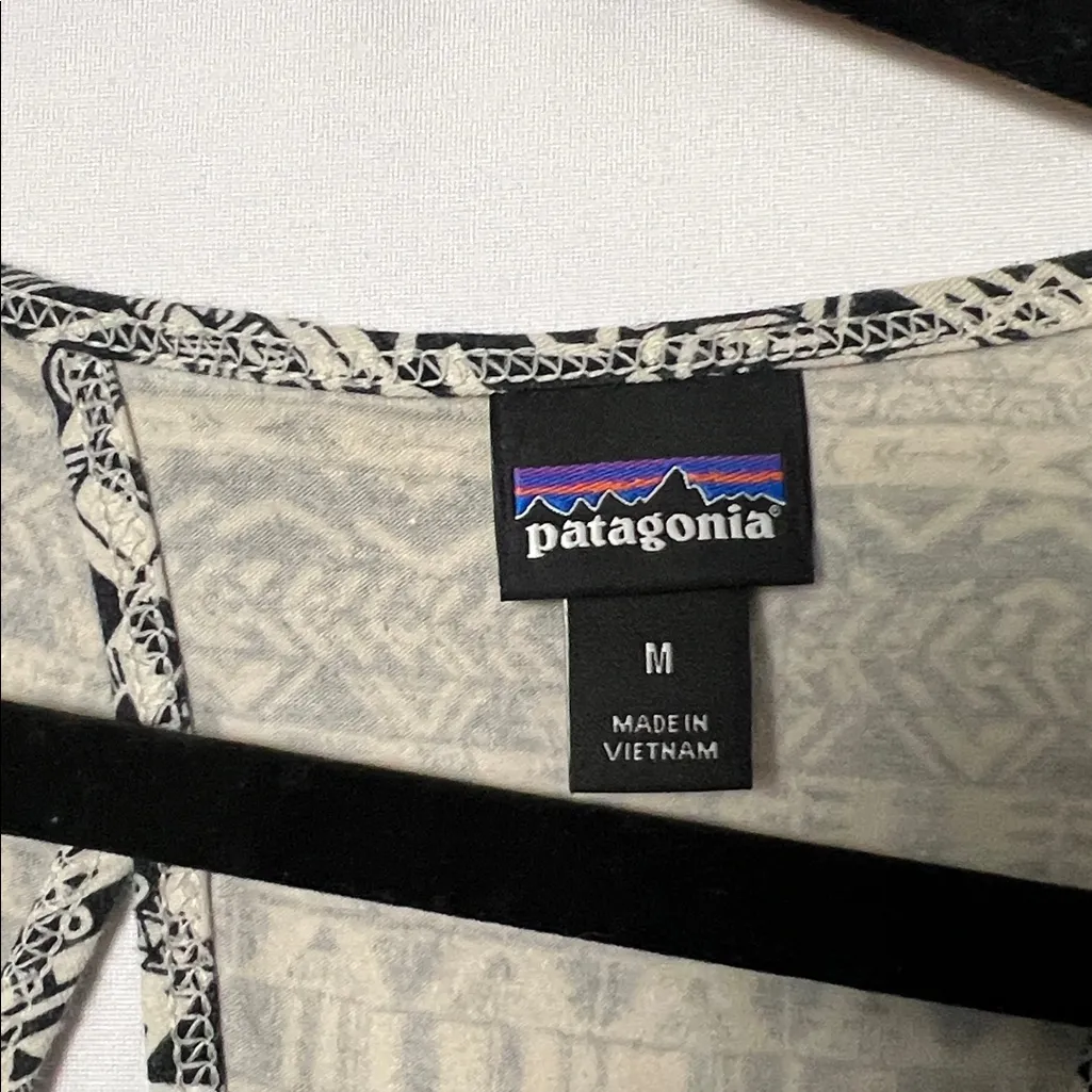 Patagonia West Ashley Points And Feathers Dress Size Medium - Image 7