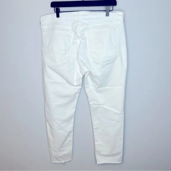 Rag & Bone White Dre Low Rise Slim‎ Boyfriend Jean Size 32 - Image 6