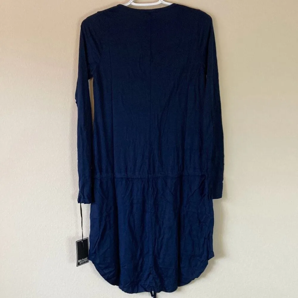 Michael Lauren ML-8079-RSN Noel L/S V Neck Dress Size‎ XS Navy (C20) NWT - Image 7