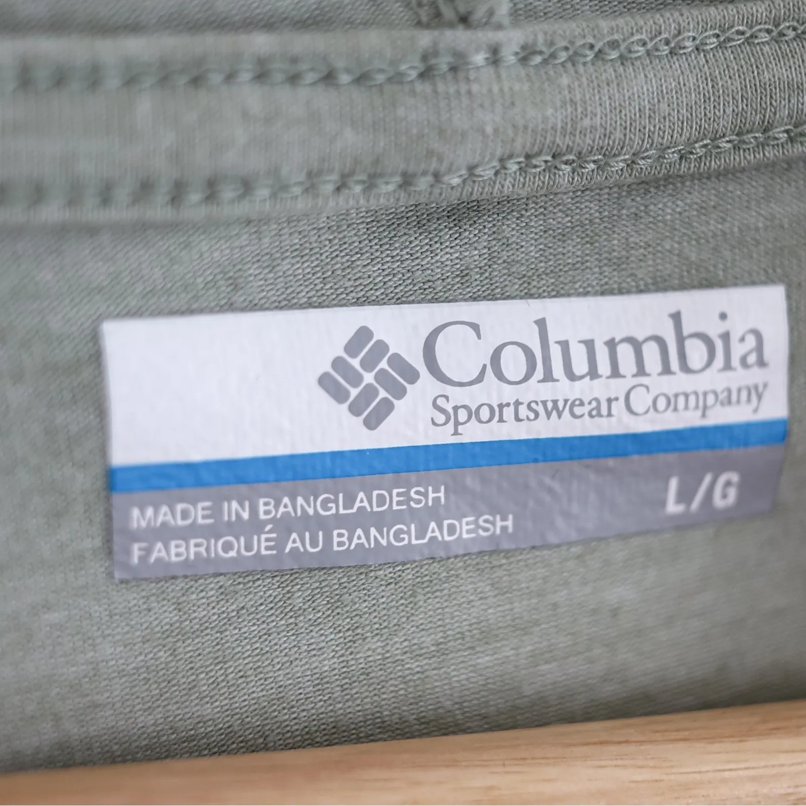 Columbia Sun Trek Omni-Shade Lightweight Hooded Pullover Sage Womens L Outdoor - Image 2