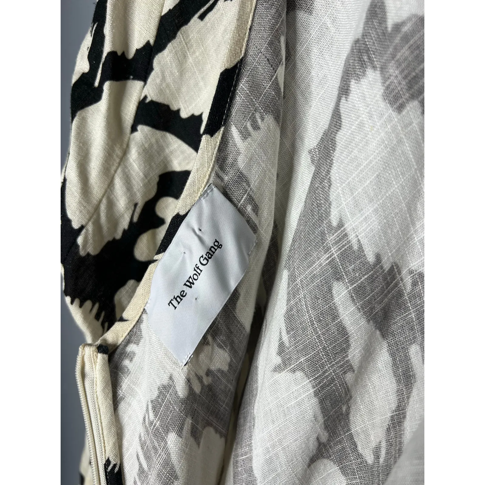 Anthropologie x‎ The Wolf Gang Santa Elena Maxi XXL Slim Bell Sleeve Dress Linen - Image 11