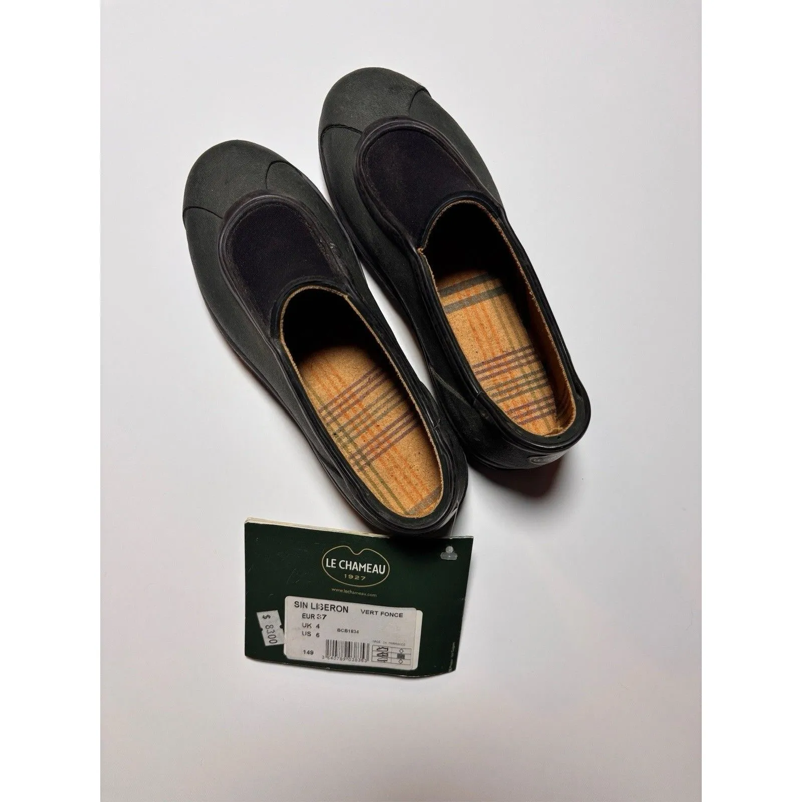 Le Chameau Garden/Rain Boots NWT Size 6 Rare French Waterproof Green - Image 2