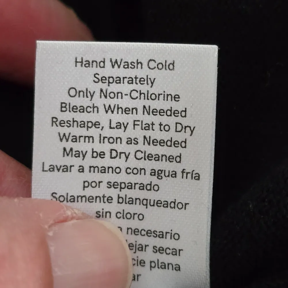 Venus Black Fringe Sweater with Faux Leather and Stud Detail Size Medium - Image 8