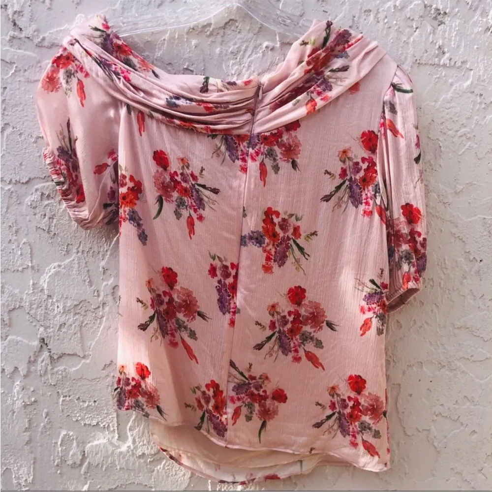 AMUR Betty Off The Shoulder Top Size Small Pink - Image 11