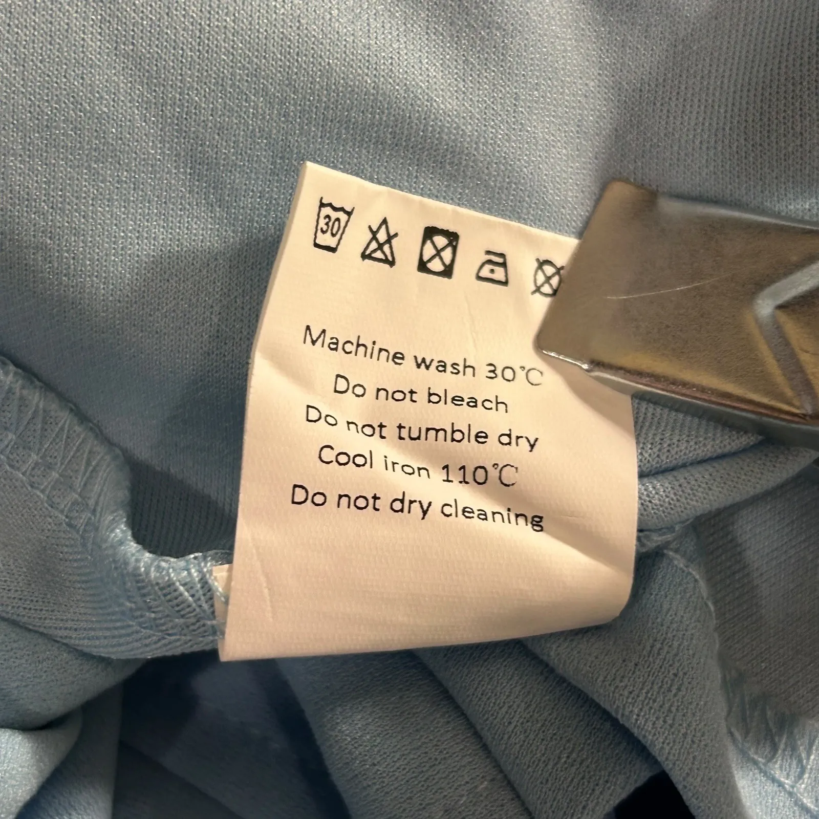 NEW Allegra‎ K Blouse Top Womens M Blue Cap Sleeve Peplum Pleated Office Casual - Image 10