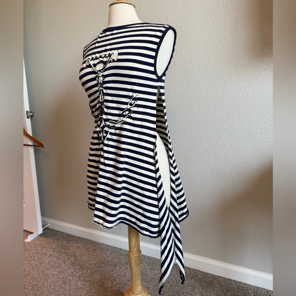 Jean Paul Gaultier | by Target Striped Tunic Blue - Image 3