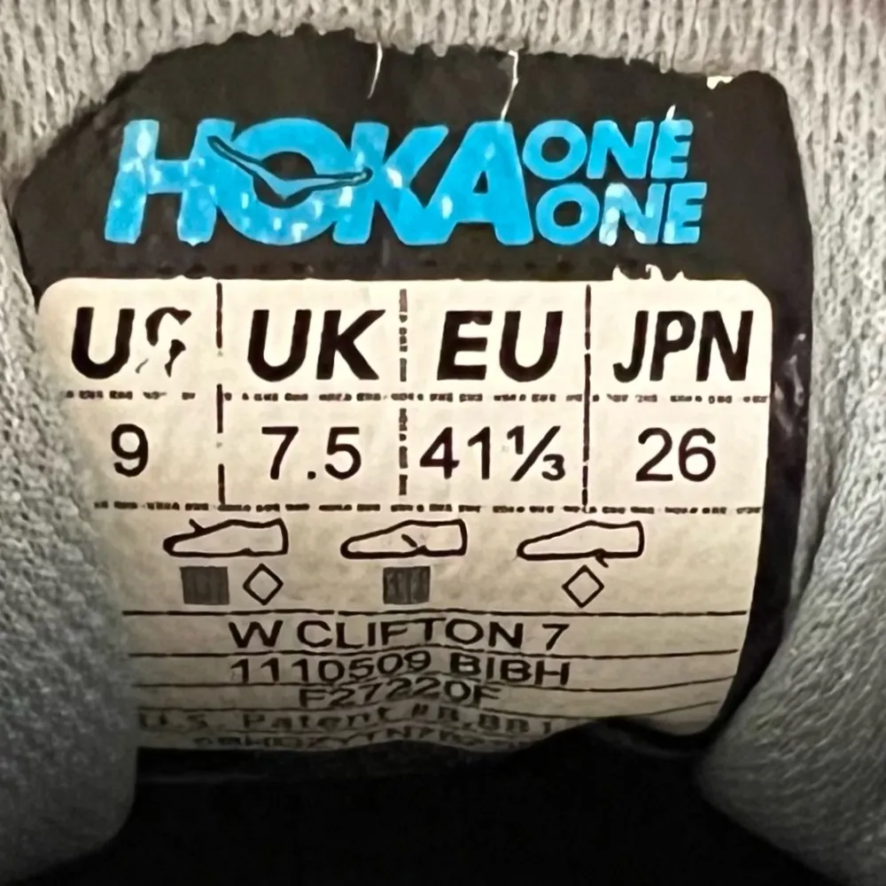 Hoka Orange and blue Clifton 7 (1st pic is a stock photo) - Image 7