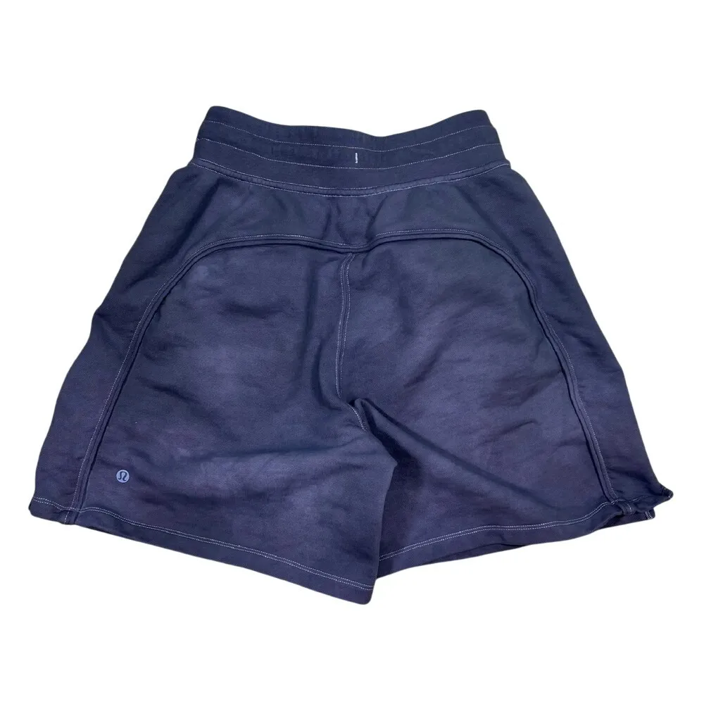 Lululemon Scuba Sweat Shorts Lounge Comfy Casual Athletic Gray Tie Dye 4‎ - Image 2