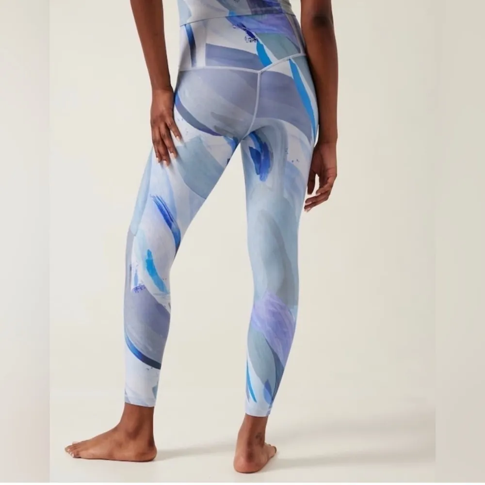 ATHLETA Elation 7/8 Tight - Vibrance Snowfall Blue - Image 2