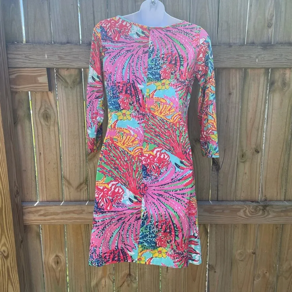 Lilly Pulitzer Dress Marlowe T Shirt Fishing For Compliments - Image 2