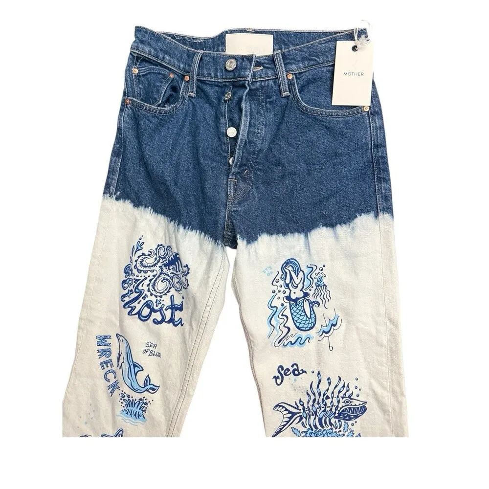 Mother Women’s Jeans The Tomcat Ankle Fray Straight Leg - Image 2