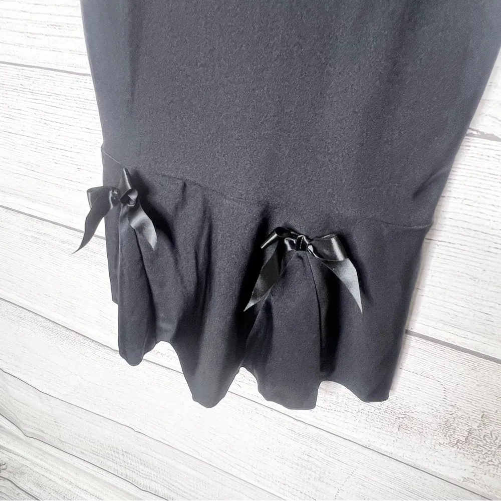 Retro 1950 Pin Up Dress Black Size Small Sexy Wiggle Dress Cocktail Party - Image 4