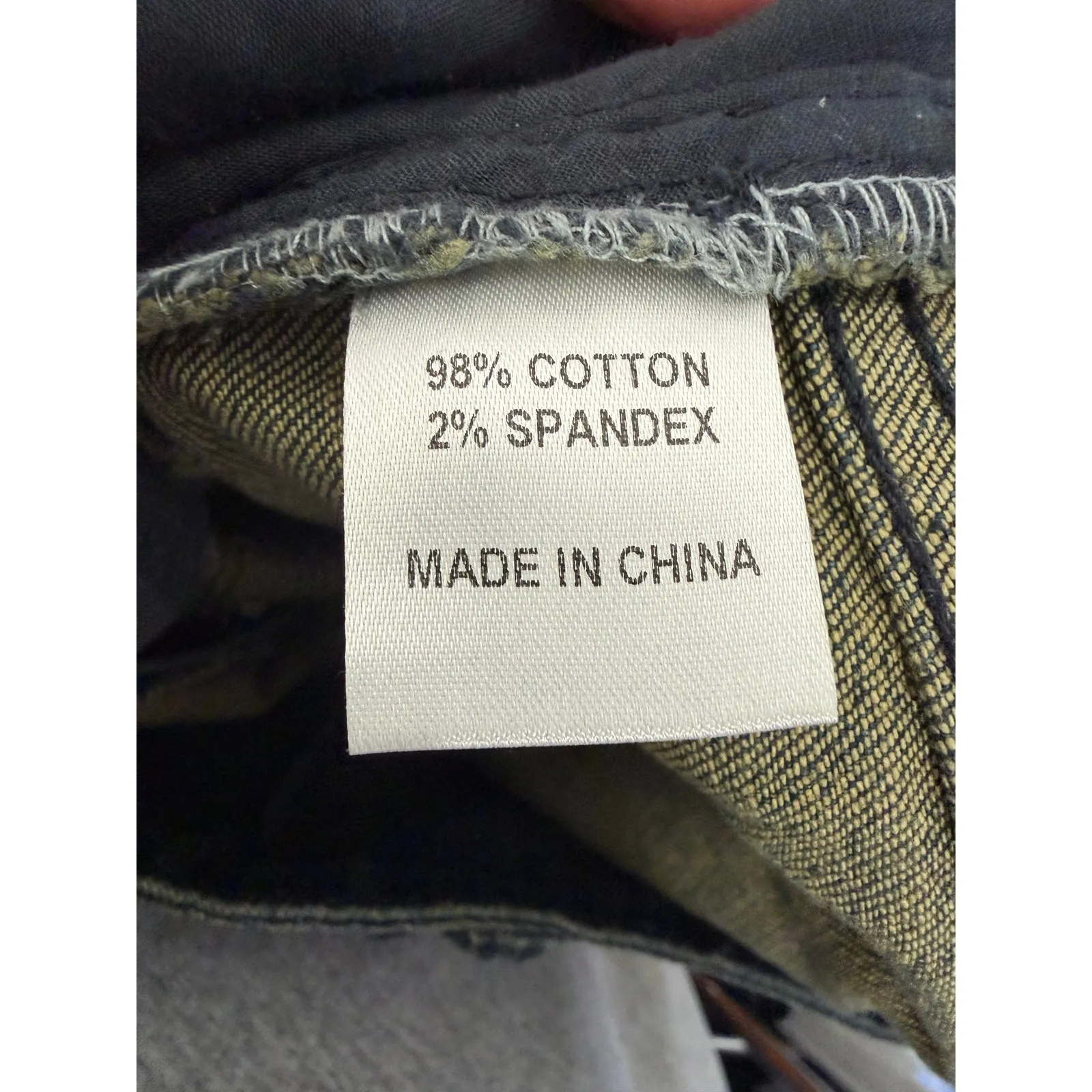 BOSTON PROPER Jeans Size 14 Blue Denim Black Sequin Animal Print Tiger Zebra - Image 6