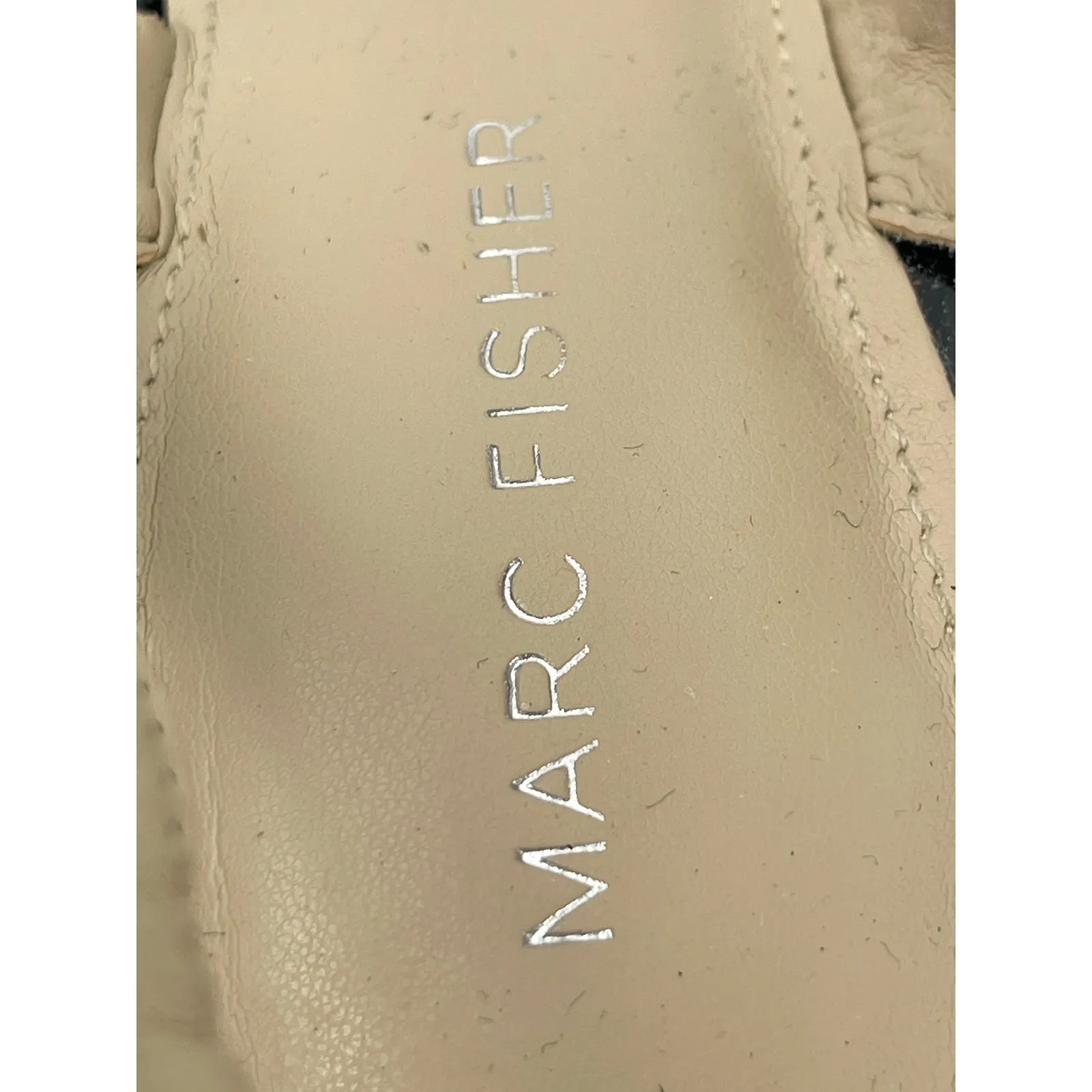 Marc Fisher Women's Black  Slingback Pointed Toe Stiletto Heels Pump Shoes Sz8.5 - Image 5