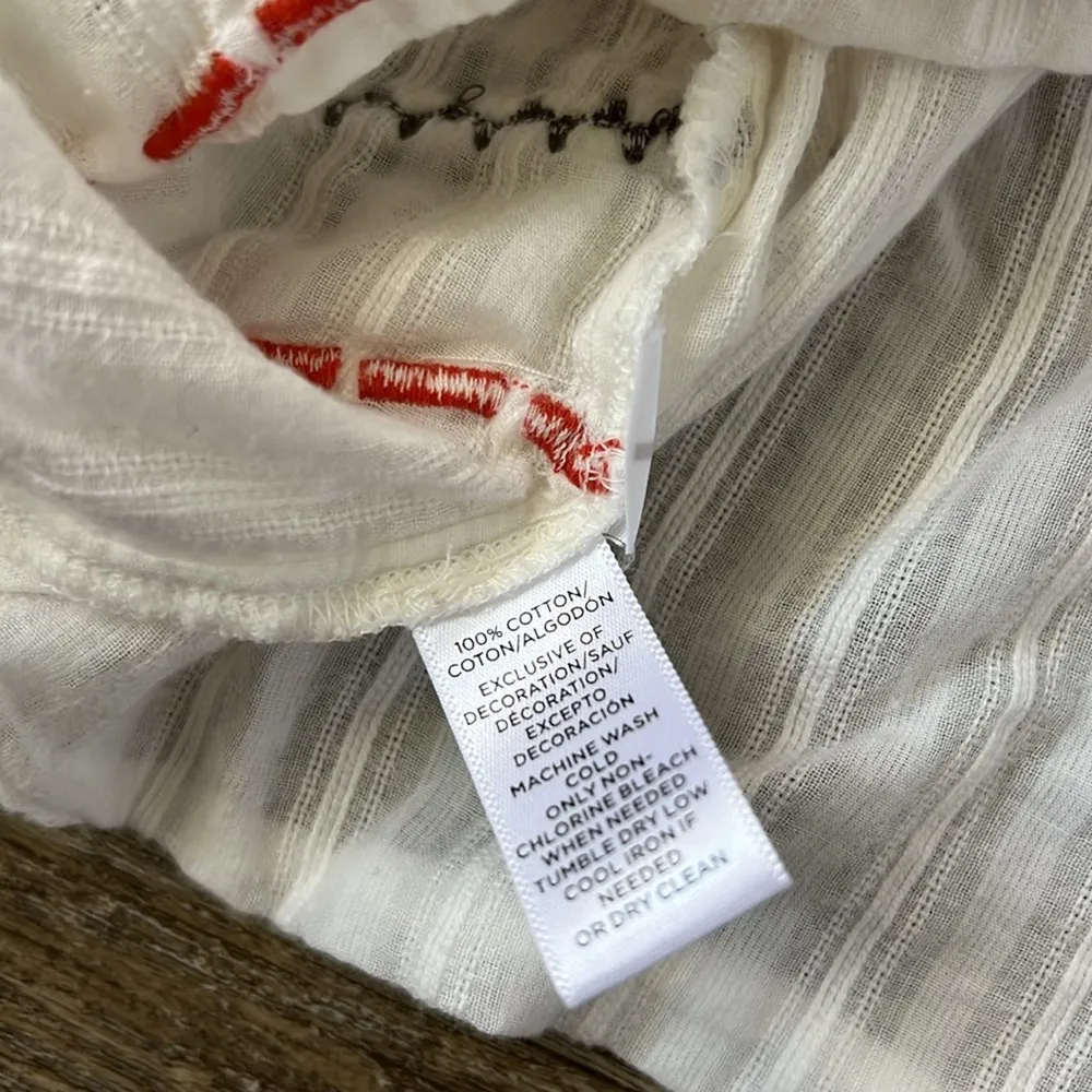 Lou & Grey Boho Tassle Tank Top Size XL - Image 4