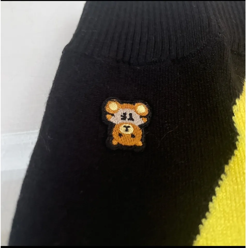 Teddy Fresh Rainbow Wave Half Zip Knit Top - Image 5