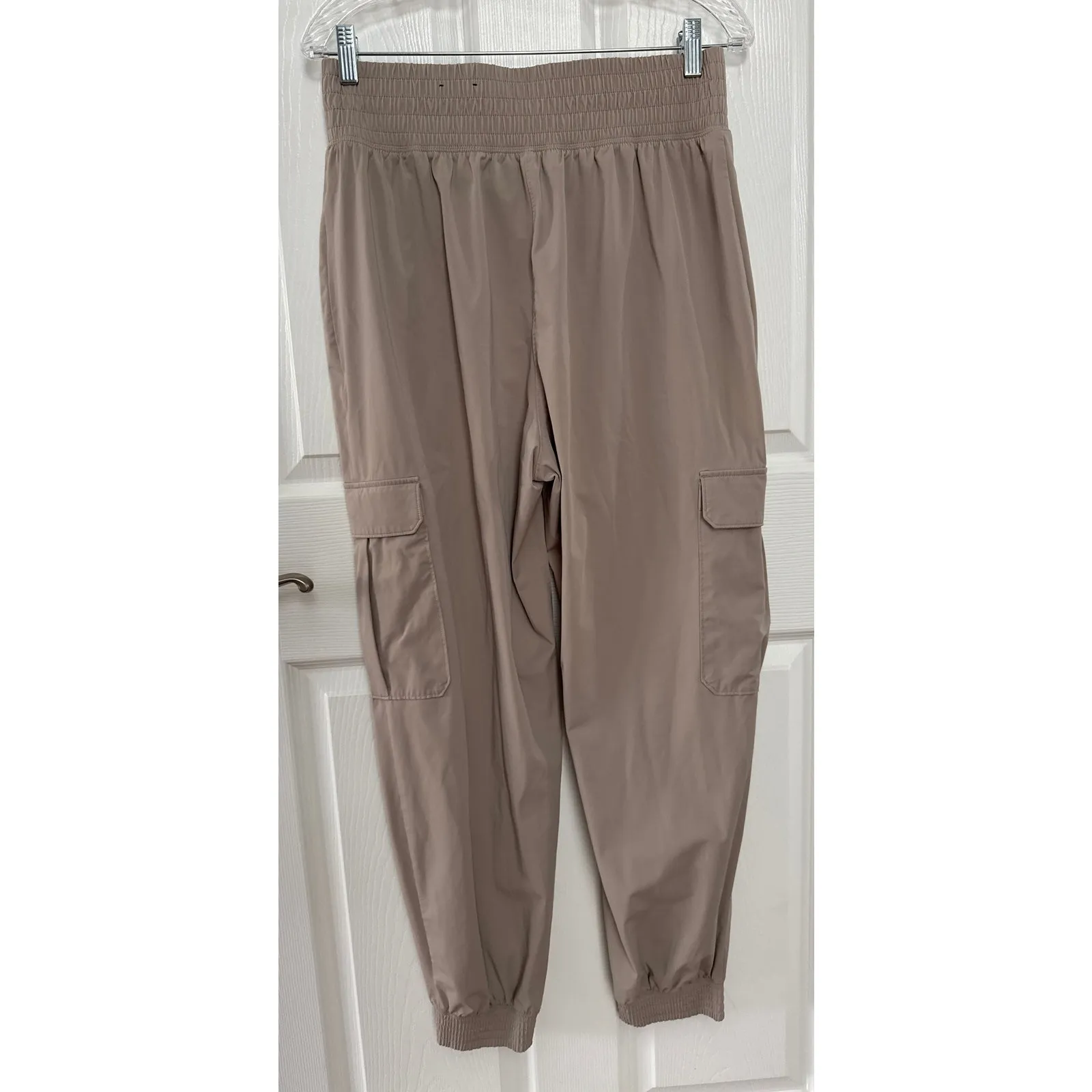 Abercrombie YPB Deep Motion Tek Cargo Jogger Pants Ultra High Rise large - Image 15