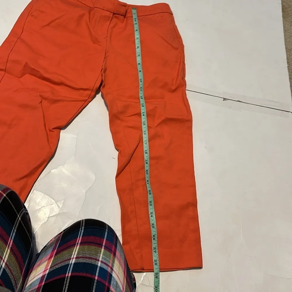 Jones & Co New York Orange Size 2 Capris Business Casual - Image 3
