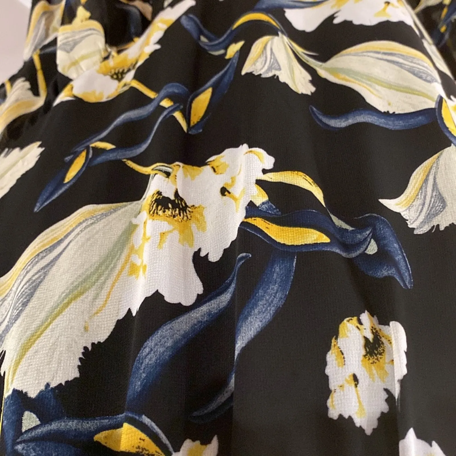 INC Cocktail Dress 10 Semi Formal Y2K Medium Maxi Boho Adjustable Fairy Cottage Black - Image 3