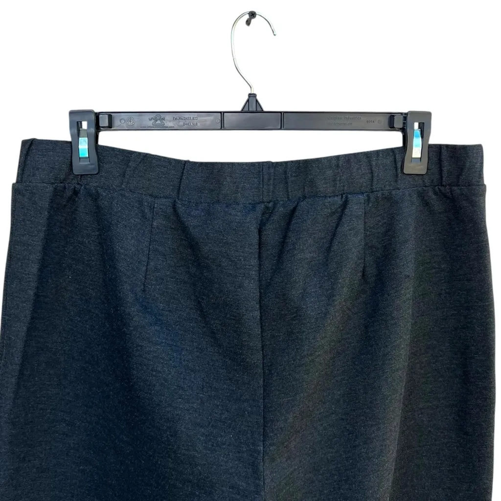 Universal Standard Charcoal Flaunt Slit High Rise Ponte Leggings - Image 10