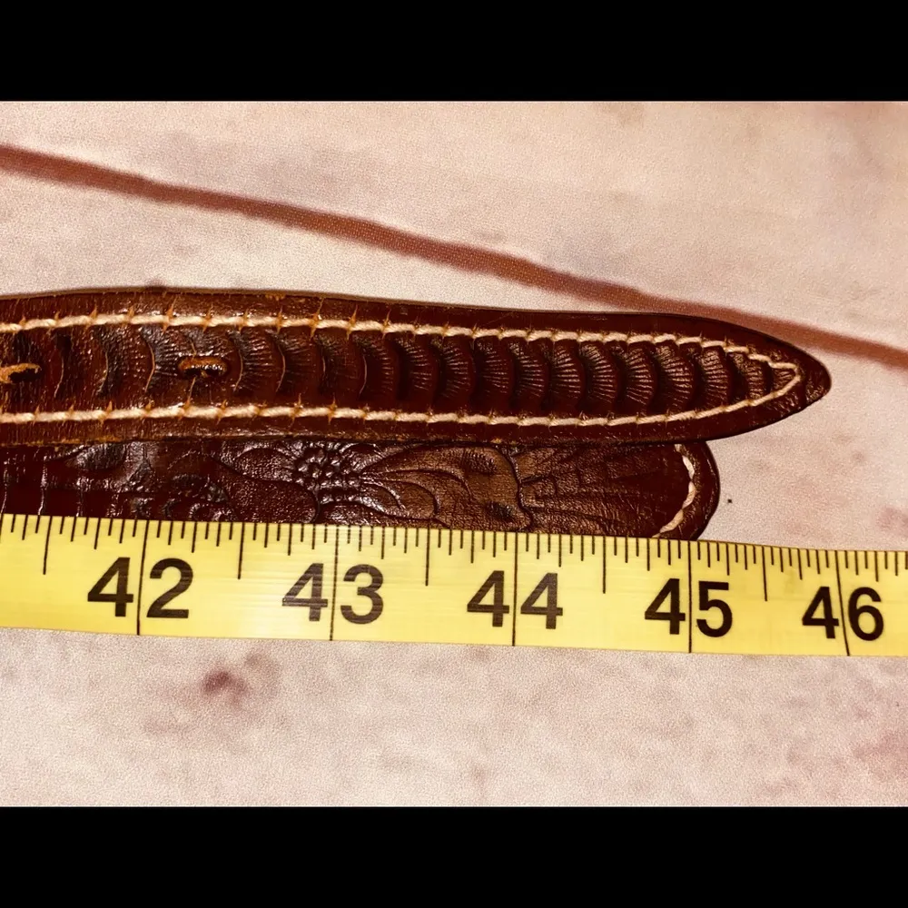 JUSTIN Leather Top Grain Western Belt - Image 5