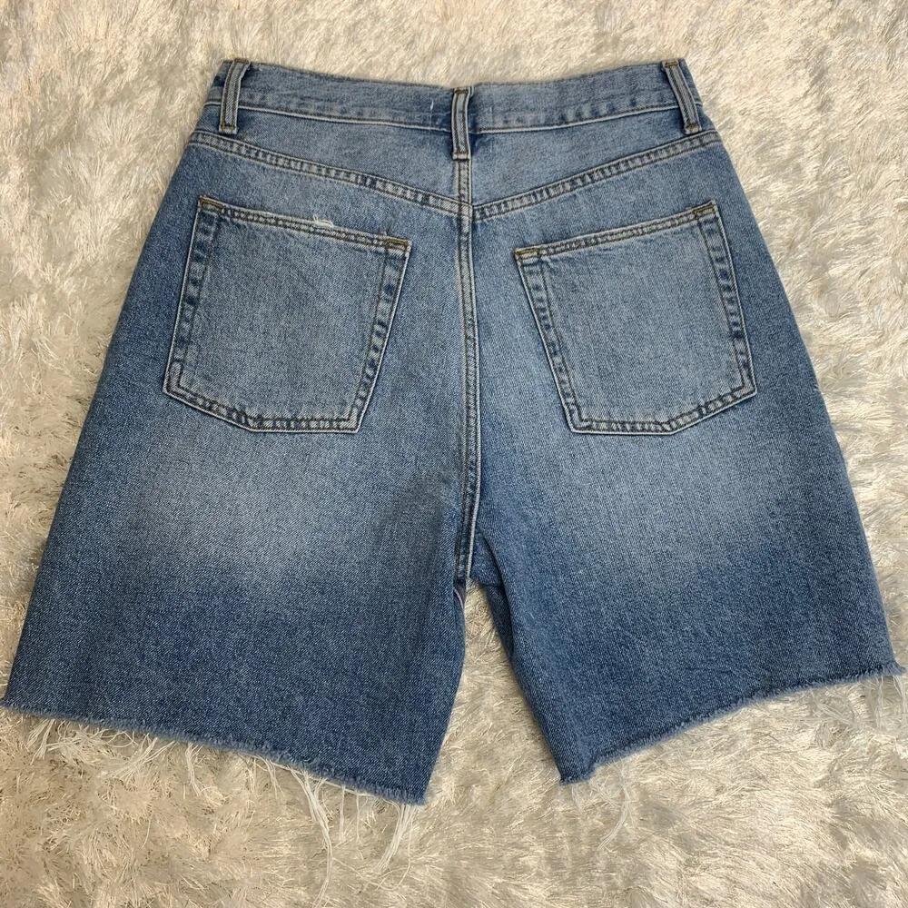 Lovers and Friends Devon High Rise 90s Cut Off Jean Shorts Sz 27 - Image 4