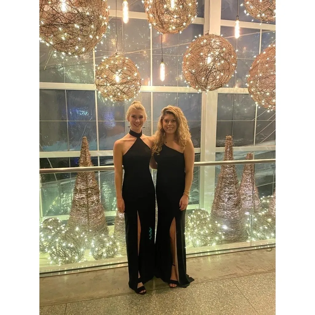 Amanda Uprichard Queen Gown in Black XSmall New Womens Long Dress - Image 9