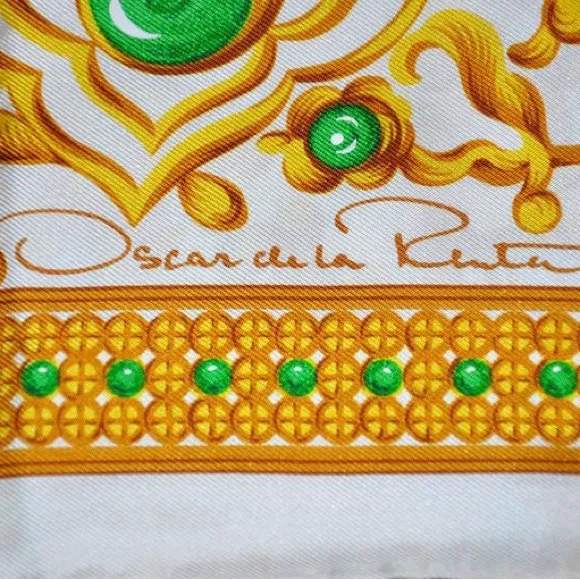 Oscar de la Renta Silk Scarf - Image 4