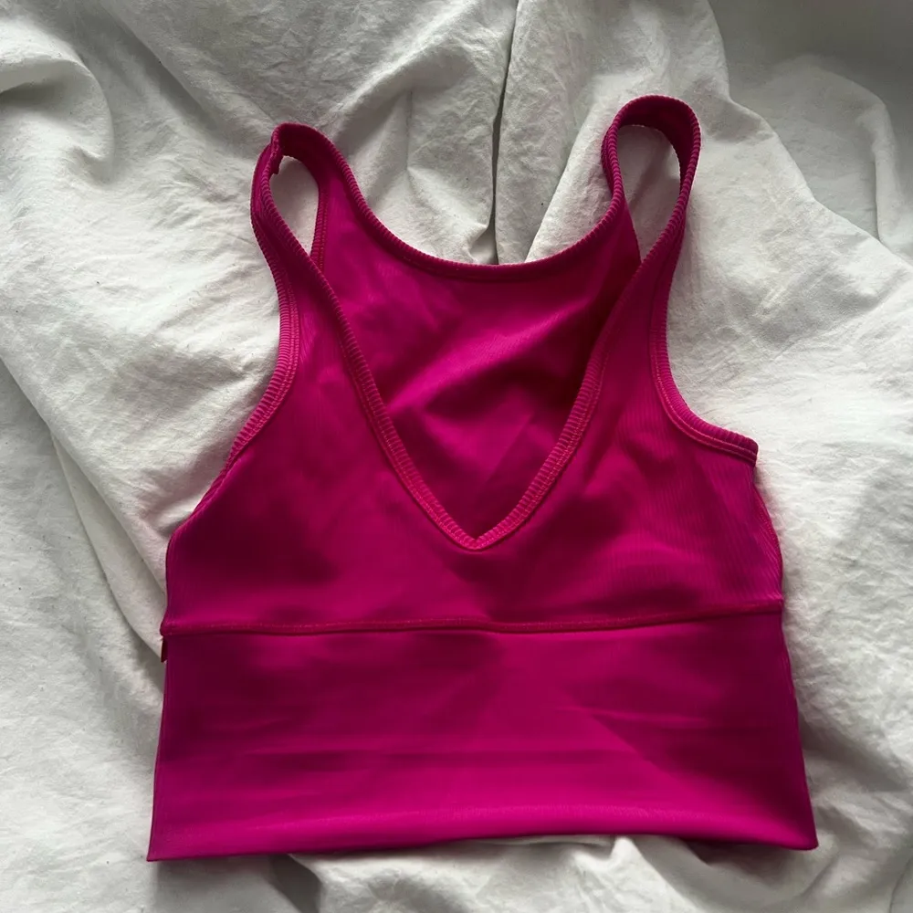 Lululemon Power Pivot Tank Rib Sonic Pink - Image 6