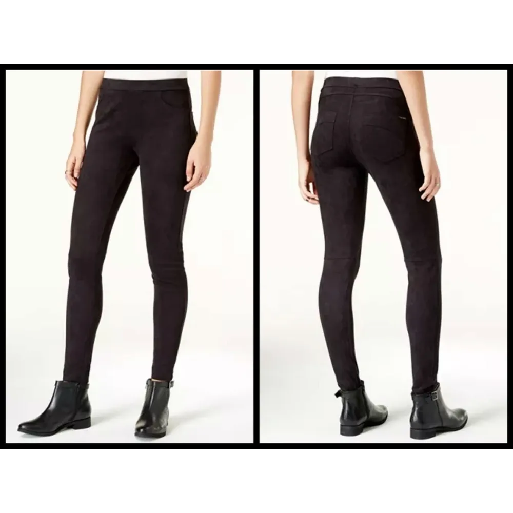 💕ANTHROPOLOGIE💕 Sanctuary Faux Suede Grease Leggings Black Small - Image 5