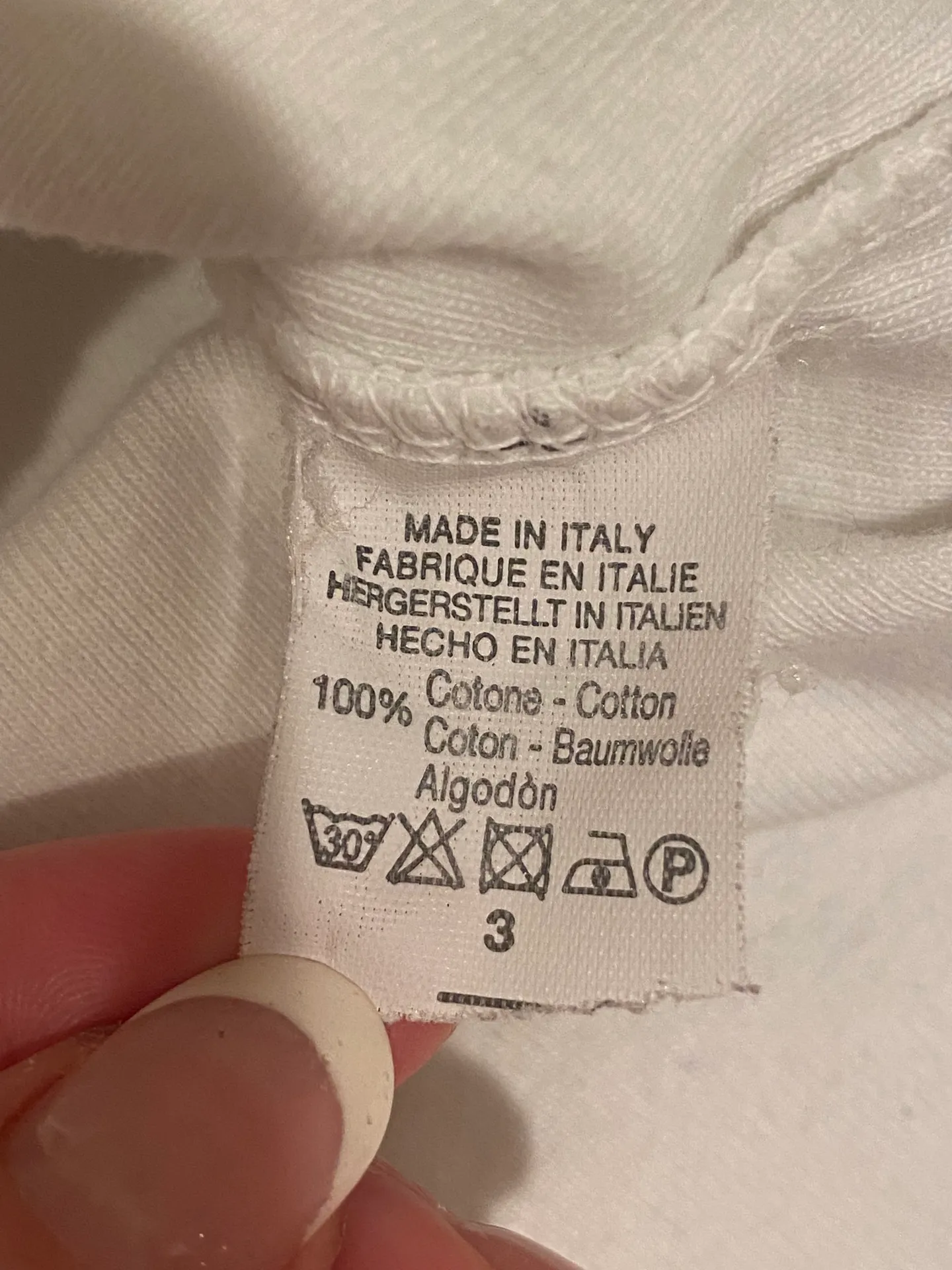 Jessie White Crop Top Button Front Vneck S M - Image 5