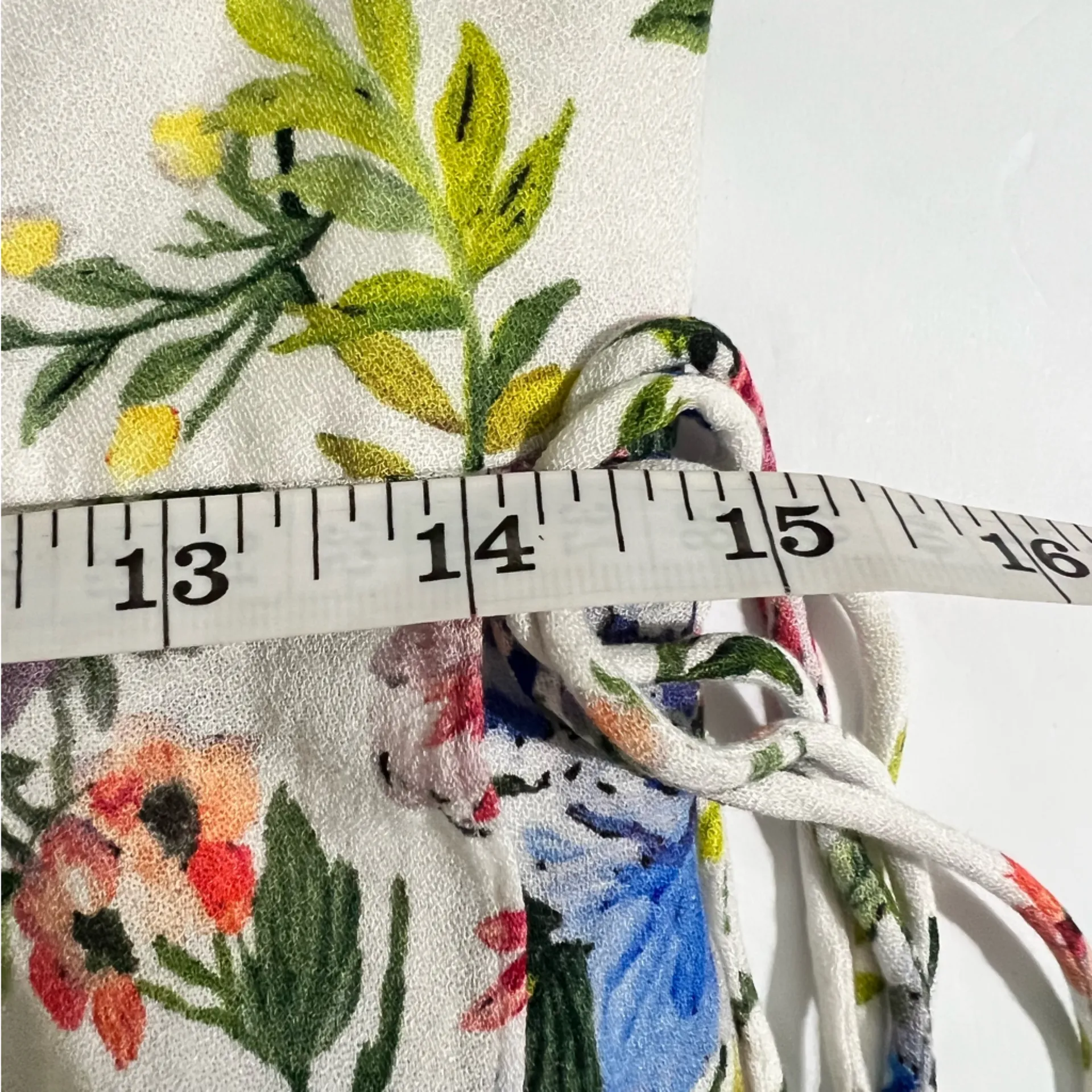 ALICE + OLIVIA Trixie Wrap-effect Floral Crepe De Chine Size 10 Garden Girl - Image 9