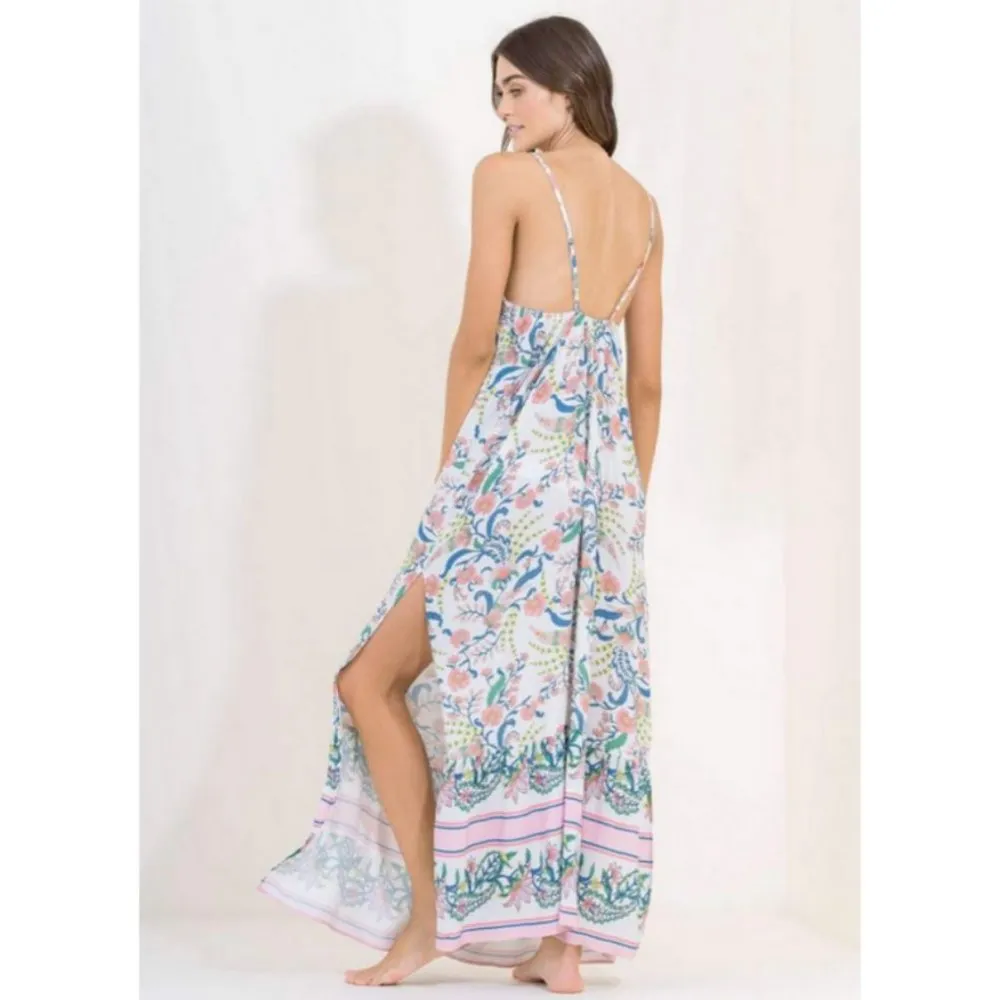 💕MAAJI💕 Debbie Cover-Up Maxi Dress ~ Chinoiserie Print Medium NWT - Image 7
