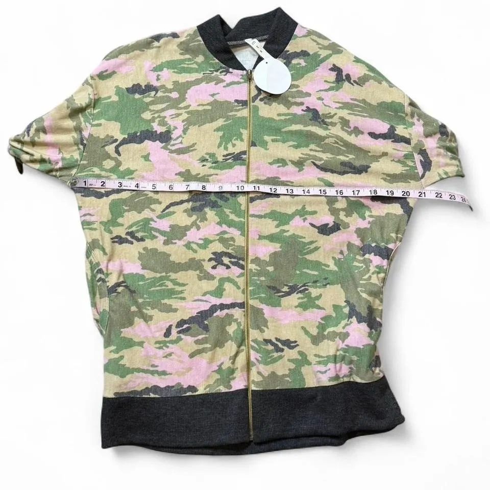Soft Lightweight Camo Bomber Jacket - Image 7