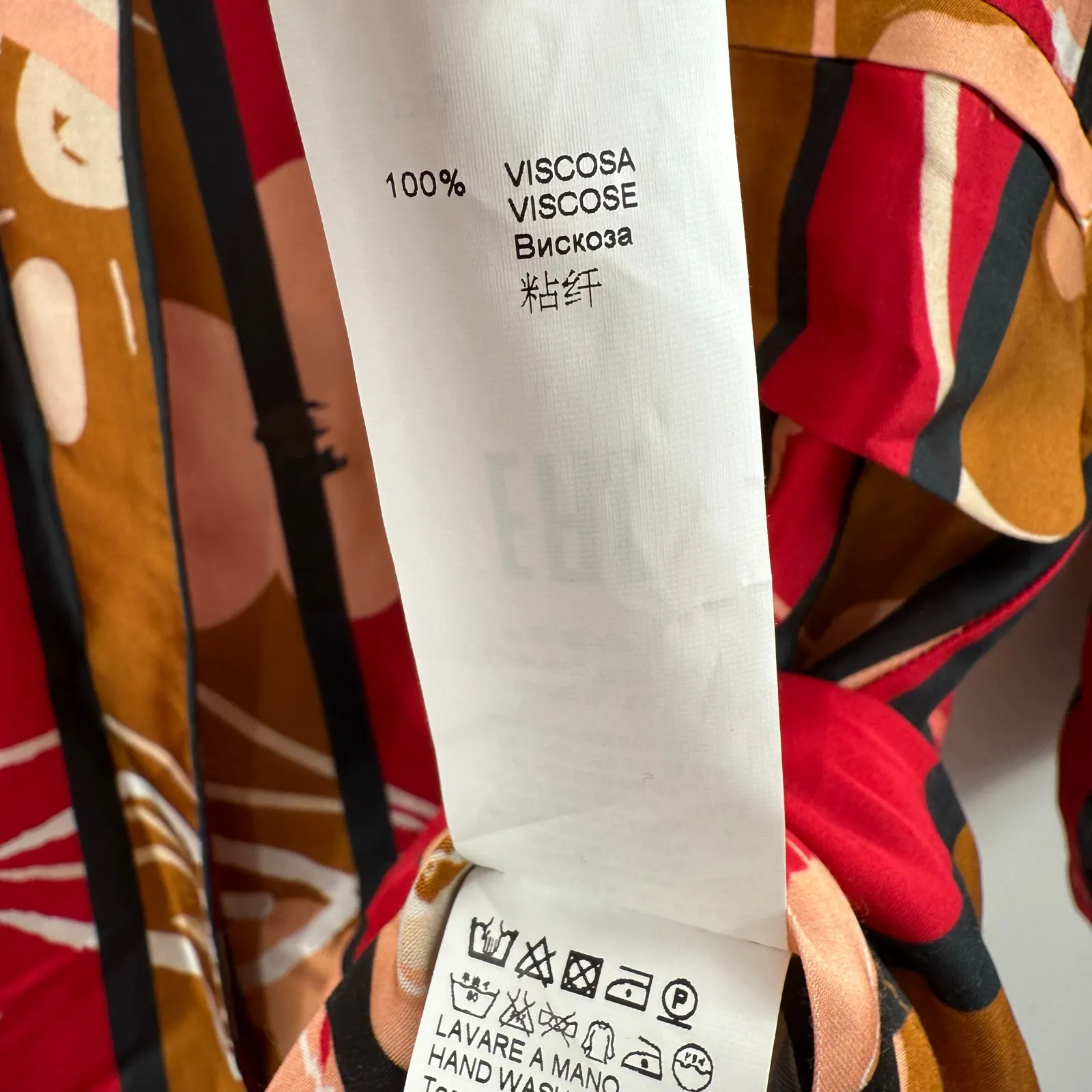 Manila Grace Blazer SZ 40 (US 2/4) Jacket Lightweight Made In Italy Art To Wear Red - Image 15