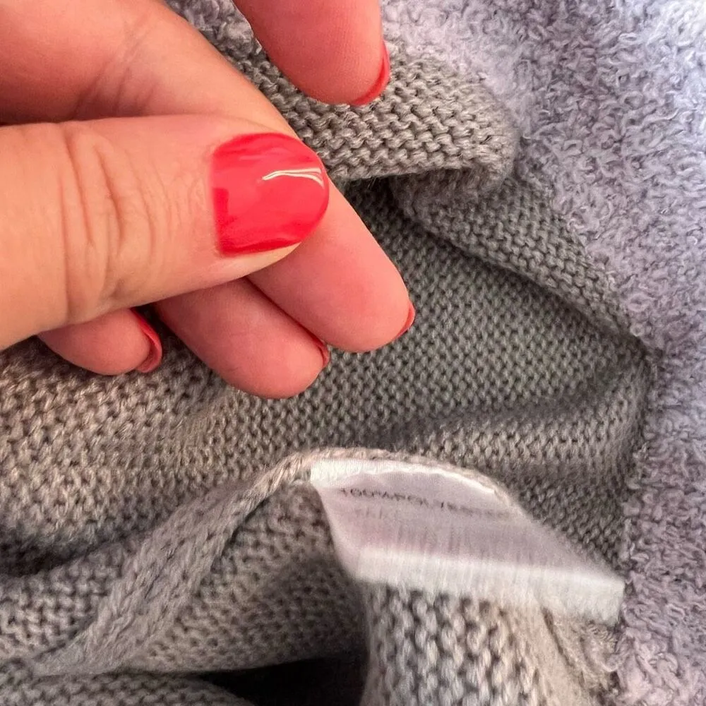 Pink Lilly Multicolor Collared Button Down Colorblock Cardigan Sweater Sz Small - Image 9