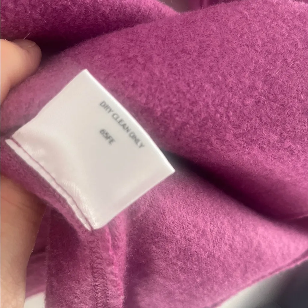 Eileen Fisher Raspberry Purple Pink Wool Blend Blazer size medium - Image 7