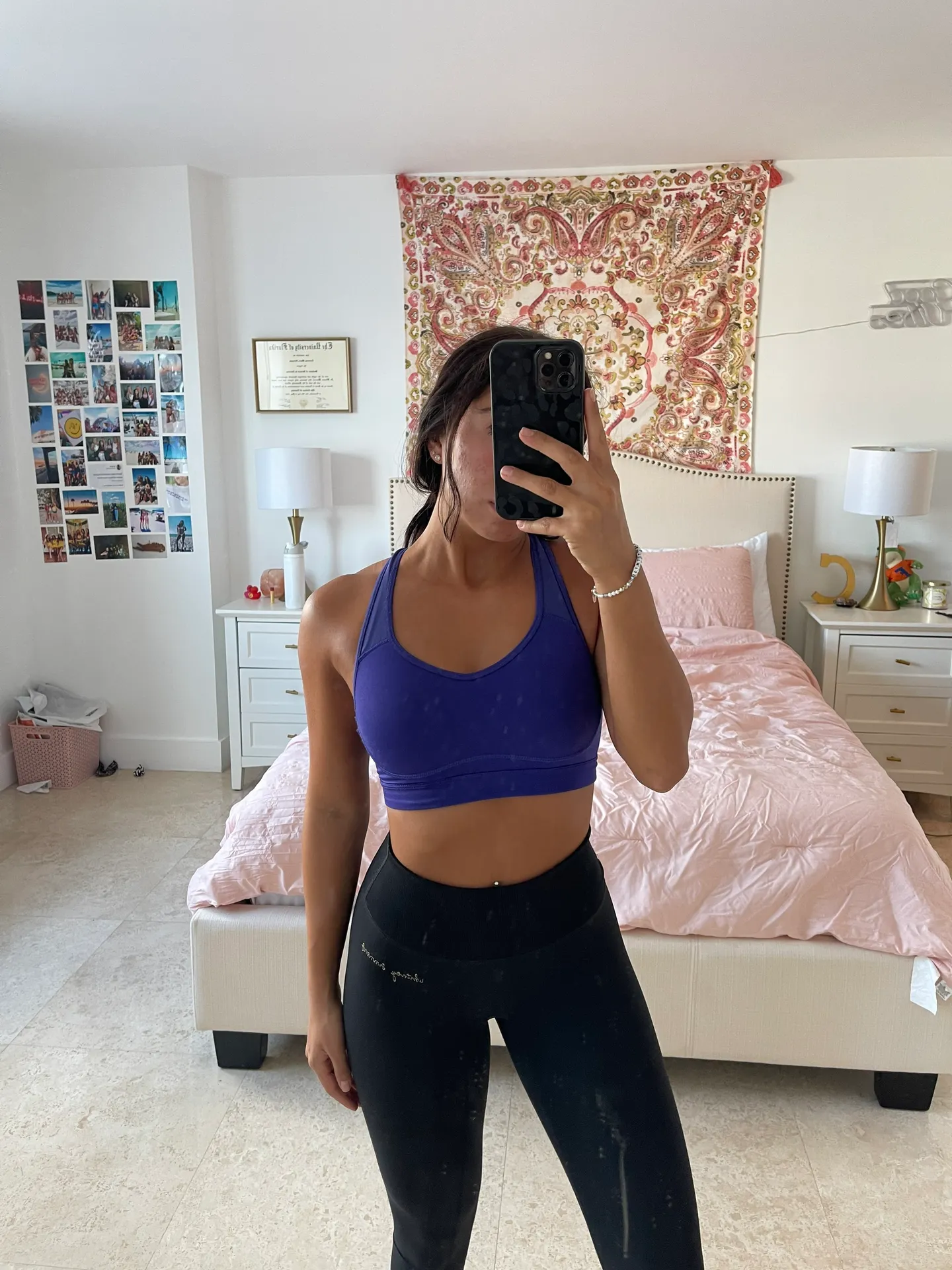 Purple Sports Bra Size XS - Image 4