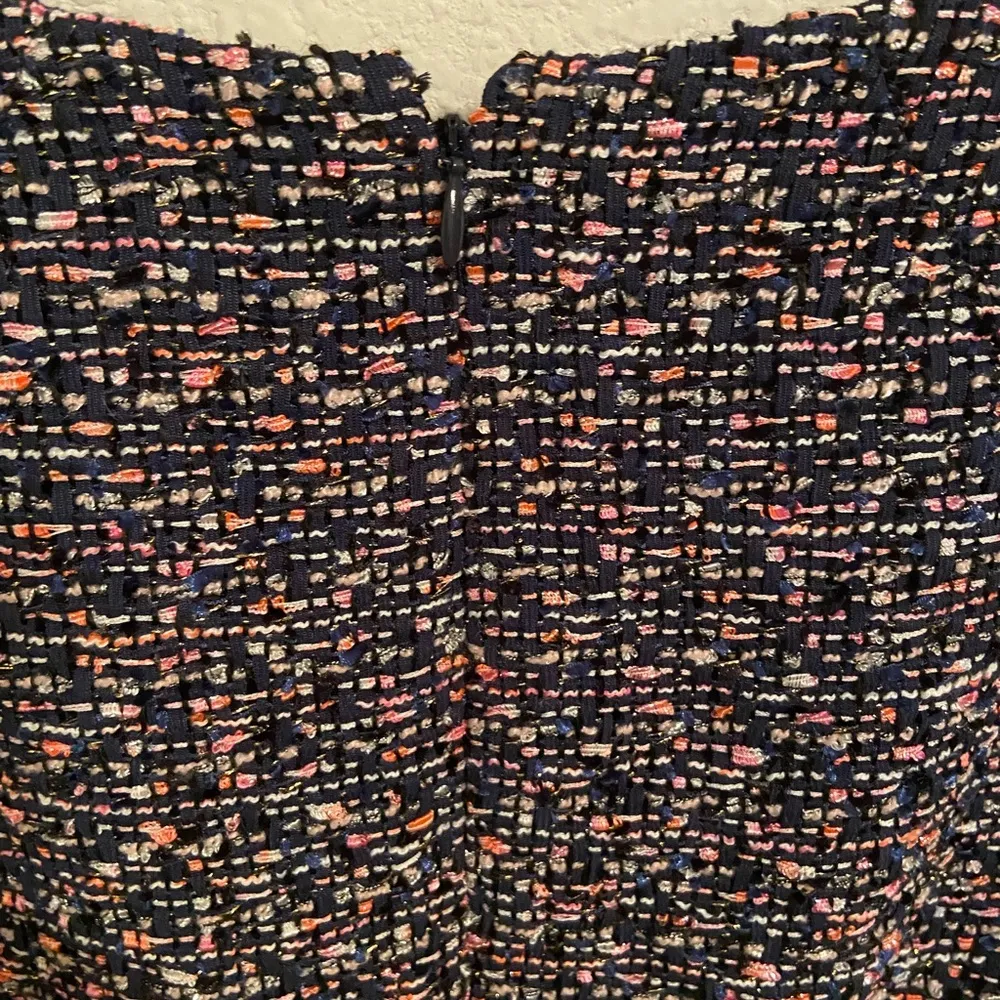 J. Crew Navy “A-Line Dress in Confetti Tweed” - Image 11