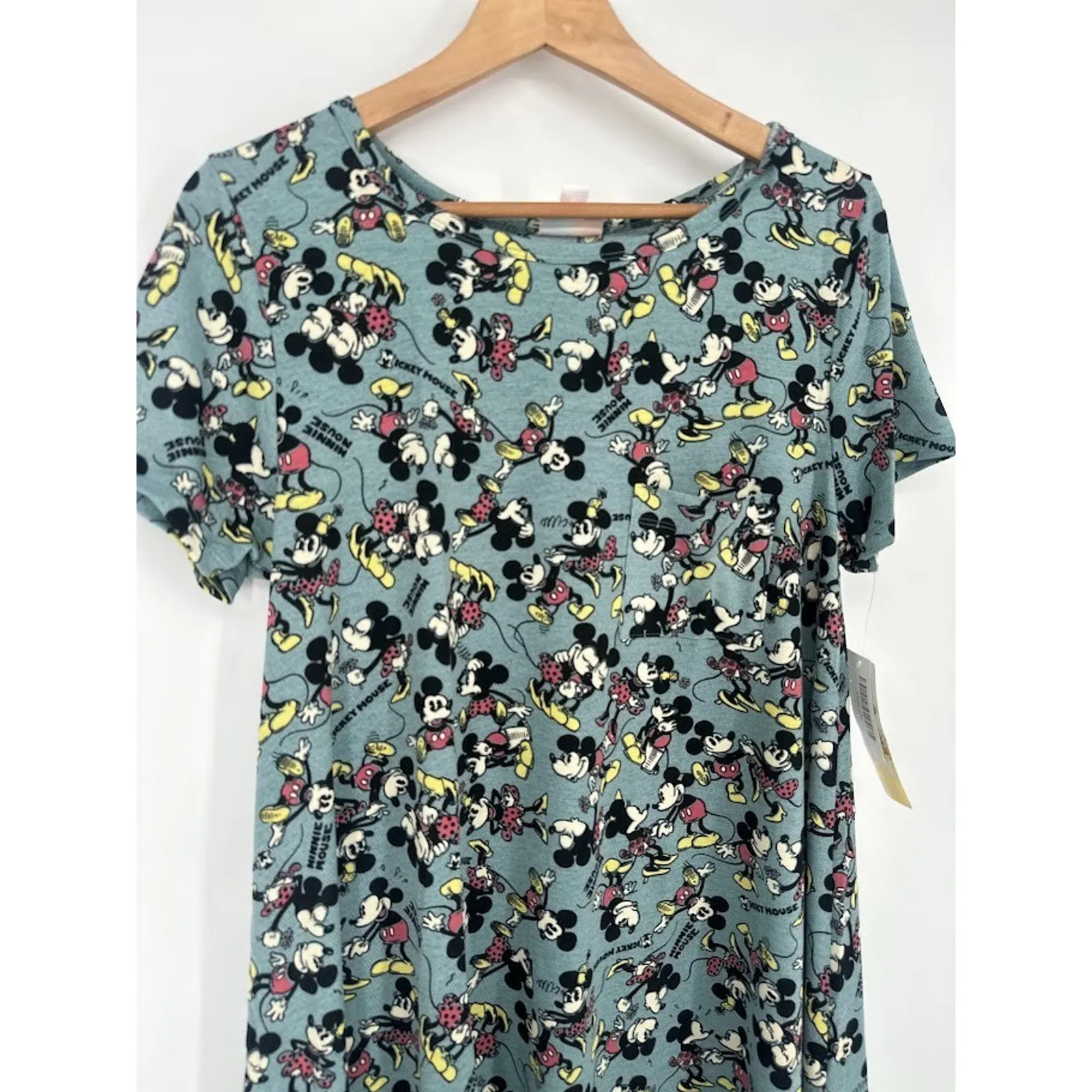 LuLaRoe Disney Carly Dress Mickey & Minnie Mouse Size Medium WDW Parks Cruise - Image 2