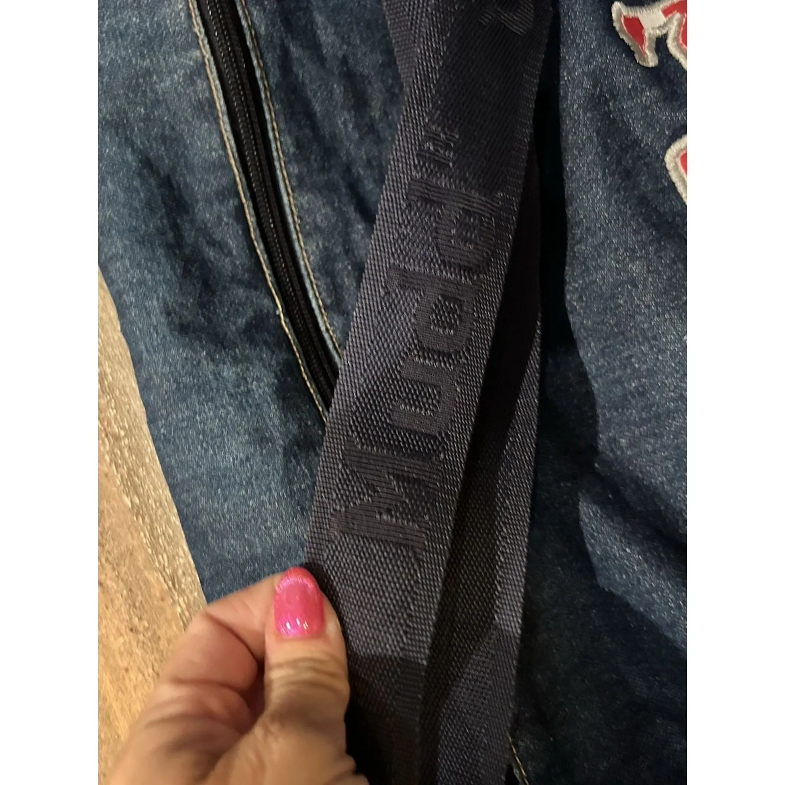 Vintage Y2K 2000's MUDD Crossbody Messenger Laptop Bag Denim 90s Iconic‎ Logo - Image 7