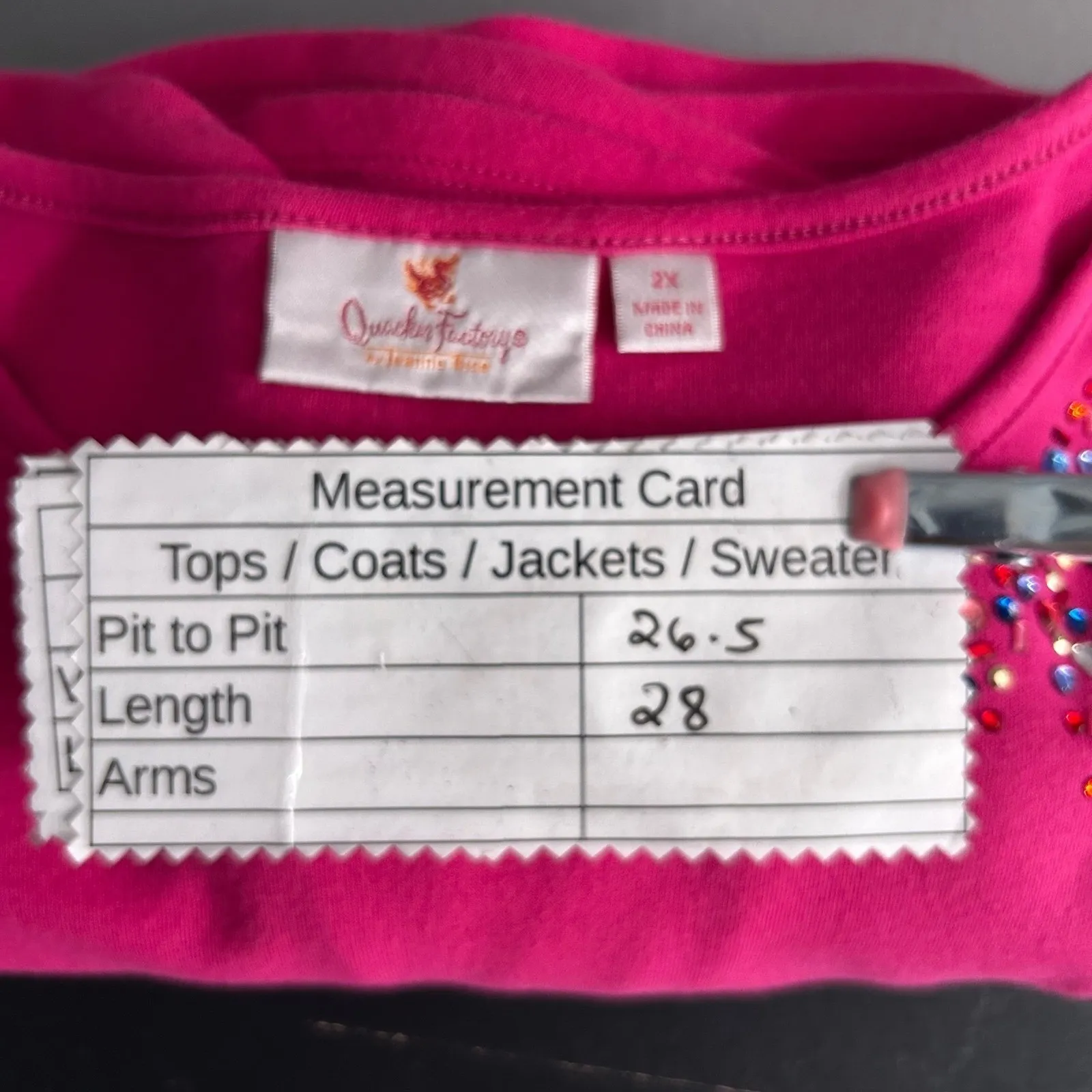 Quacker‎ Factory Tunic Top Pink 2X - Image 8