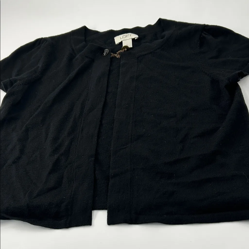 LOFT Classic Black Knit Sweater - Image 11