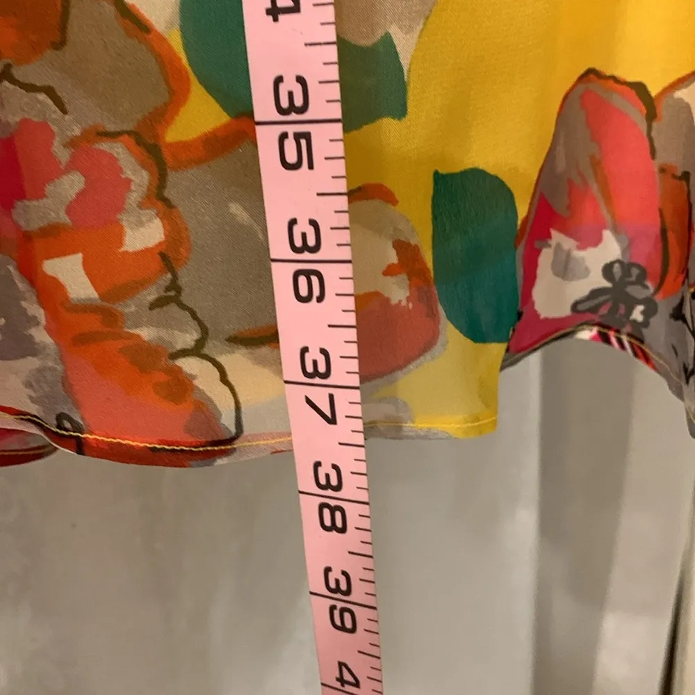 JONES NEW YORK Silk Chiffon Dress Sz:10 - Image 5