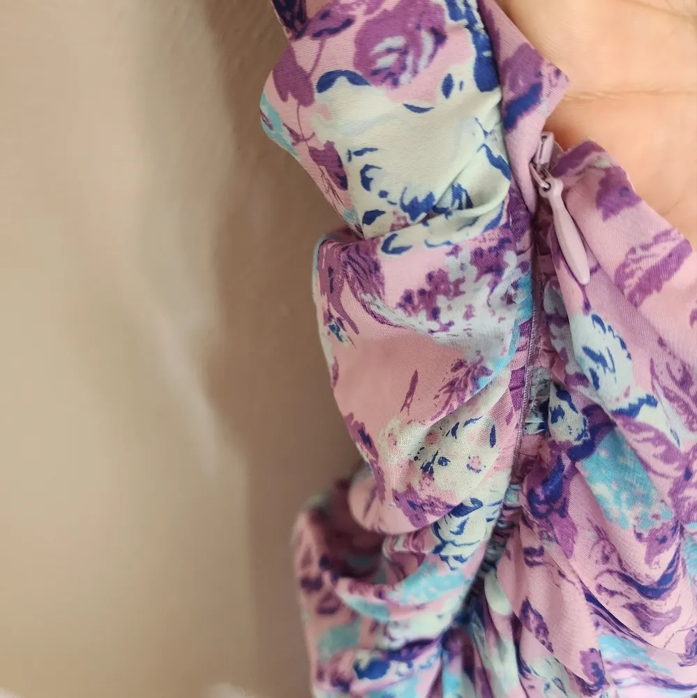 For love & lemons Tahiti floral tie back maxi dress - Image 6