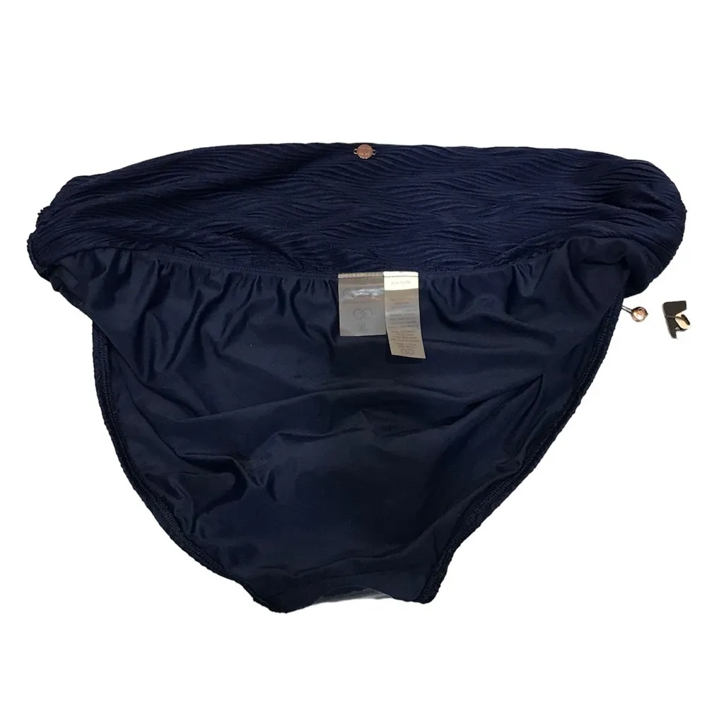 NWT NAVY blue Calia XL Bikini Bottoms NWT wavy texture Carrie Underwood - Image 12