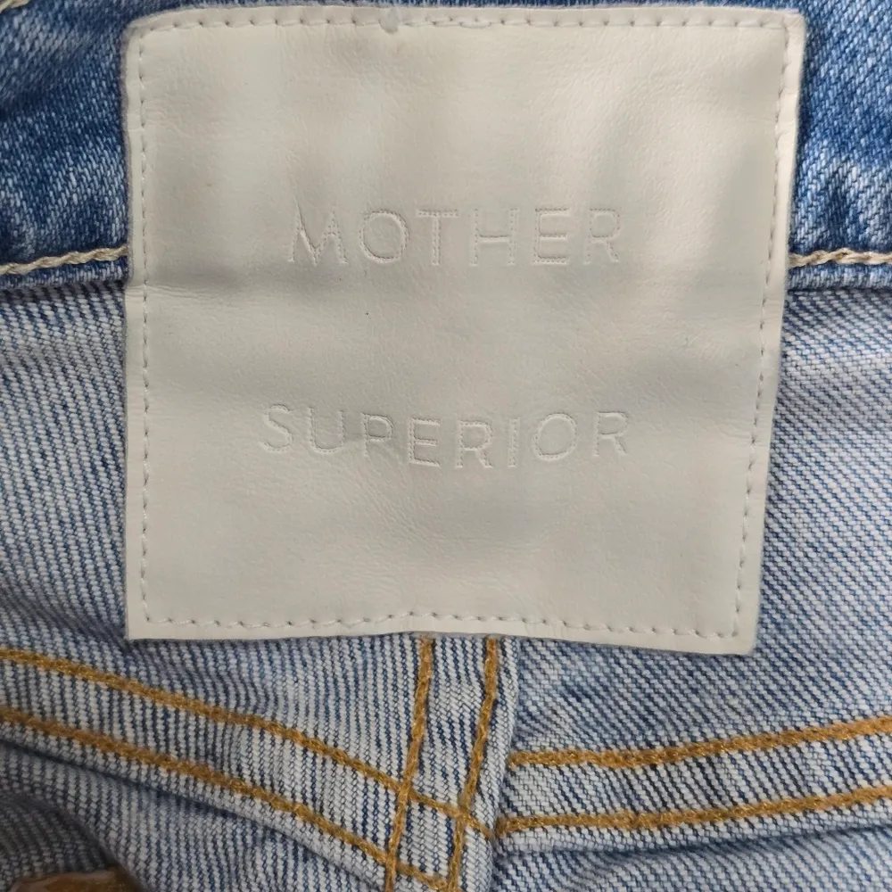 Mother Seperior The Tomcat High Rise Button Fly Straight Leg Ankle Jeans Size 26 Blue - Image 10