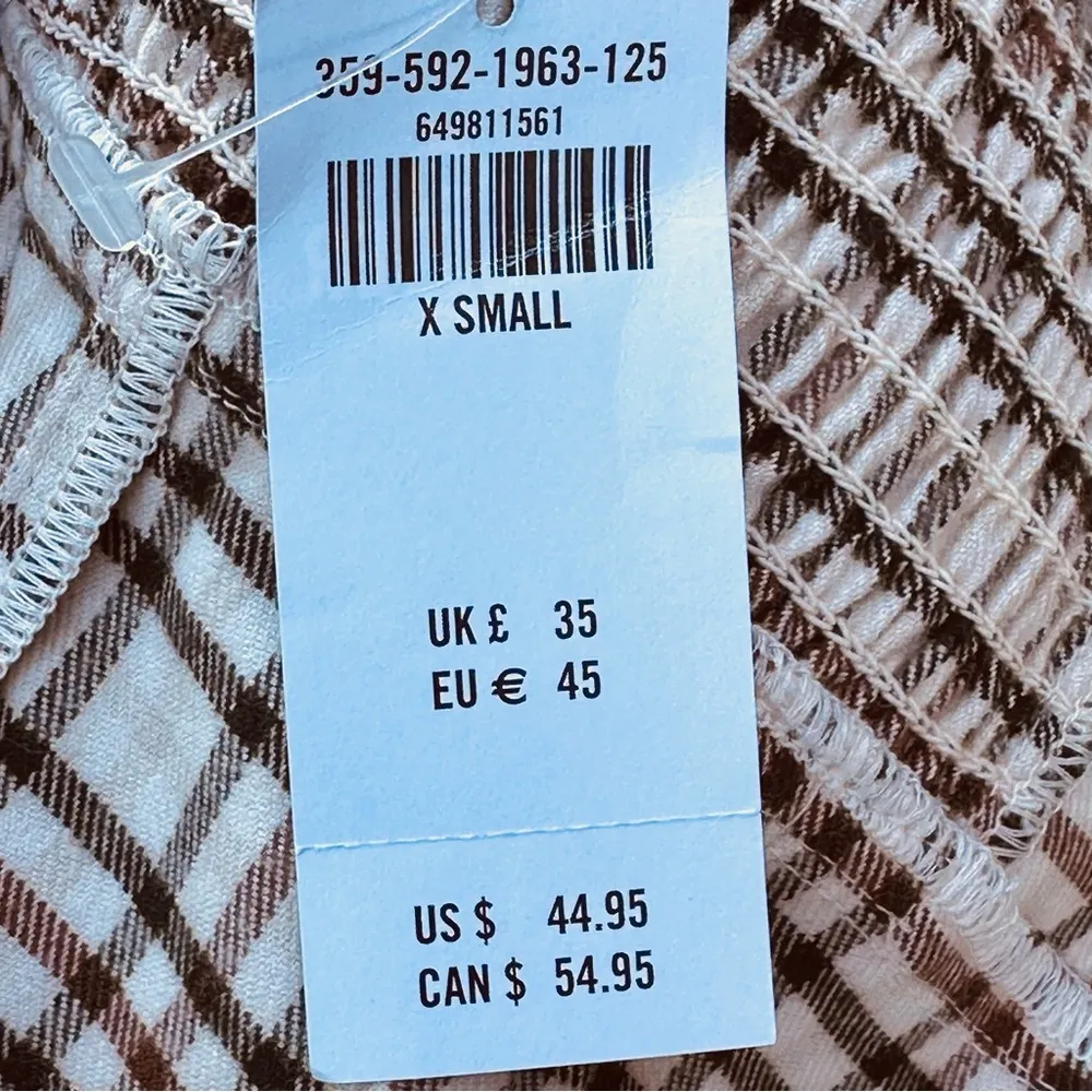 Hollister  Plaid Structured Pleated Mini Dress - Image 15