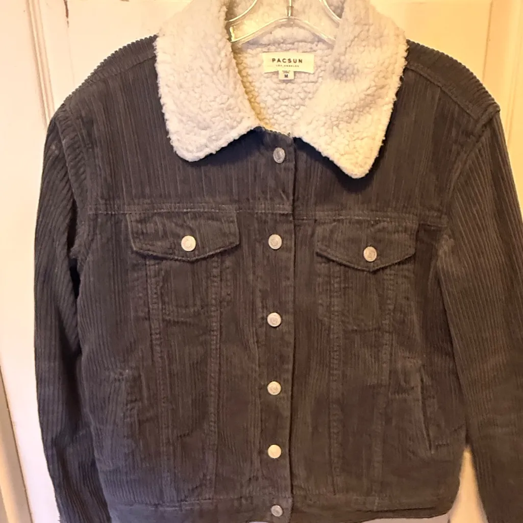 PacSun Corduroy Jacket with Sherpa Lining - Image 5